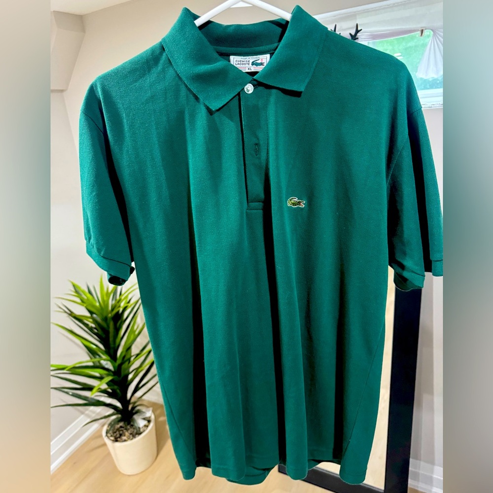 Vintage Lacoste Green Polo